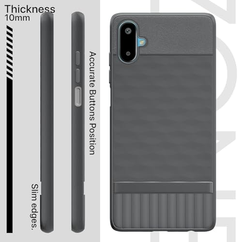 Image of Outlouders Back Cover for Samsung Galaxy F06 5G / M06 5G | TPU Soft Flexible Shockproof | Full Camera Protection Back Case (Grey)