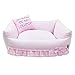 Kelly' Harvest House Coussin Lavable Doux de Sofa de lit d'animal familier de lit d'animal familier pour des Chiens et des Chats, Sofa Lavable de Sofa de Chien de Machine démontable