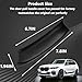 ORIVIN Door Handle Covers Fit for BMW X3 F25 X4 F26,Interior Door Pull Handle Covers for BMW X3 F25 2010-2016 X4 F26 2014-2017(3PCS) (Black)