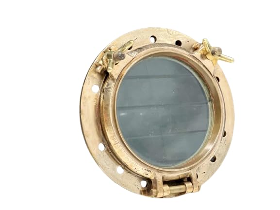 Deadlight Window Marine Theme Door Windows 12 Inch Nautical Porthole Window - Nickel ...