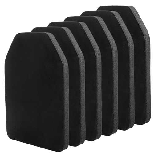 Covzoe 6 Pieces Vest Inner Plate, 12 x 9.4 x 0.8 Inch Lightweight EVA Vest Liner Foam Pad, Protective Pad Cushions Foam Shock Plates for Strength Training, Running, Plate Carrier