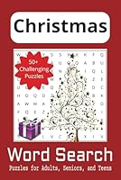 Christmas Word Search Book: A Christmas Themed Word Find Puzzle for Adults, Seniors, and Teens B0F62SKQ6N Book Cover