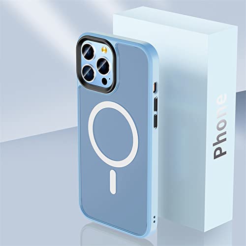 Étui de chargement sans fil magnétique iPhone 14 13 12 Pro Max translucide
