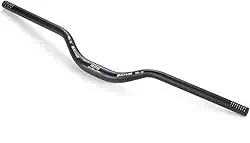 BUCKLOS guidão de mountain bike mtb 25,4/31,8 mm - 20/30/50/90/100/120/160 mm guiador de liga de alumínio rise mtb - guidão de elevação de bicicleta extra longo de 720/780 mm para corridas