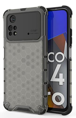 Image of Glasgow Back Case Cover Designed for Poco M4 Pro 4G - Black