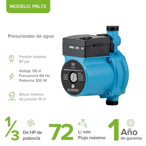 Bomba de agua automática Marca AVERA (3)