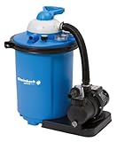 pool sandfilter ventil Speed Clean Comfort 75:Volumenstrom (Q): 8 m³/h - 0,4 barBetriebsüberdruck: 1,5 barFilterfläche: 0,13 m²Nennspannung: 230V 1N~ AC 50HzWatt: 550Schutzart: IP X5Max. Umgebungstemperatur: 35 °CSandmenge: 25 kg