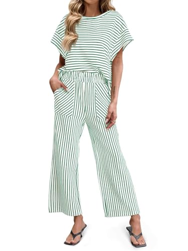 Pijama de verano para mujer SotRong ideal para días de descanso en casa con pantalón ancho