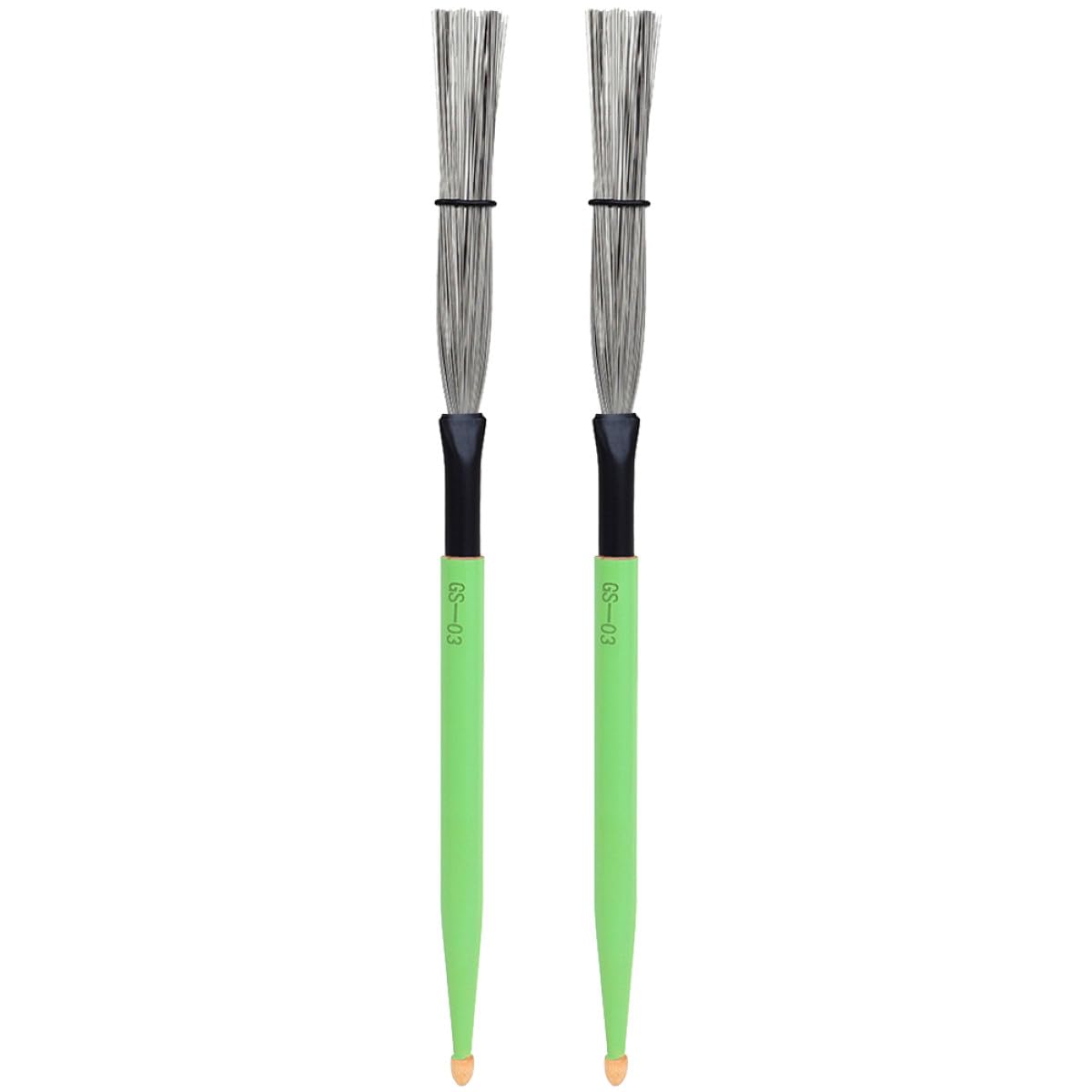 Zerodeko Cepillo Antideslizante Batería Jazz Carbono de Acero al de para y Arce, Mango Fácil de Llevar en Adecuado para Música de Percusión Rítmica Cajas y Cajones