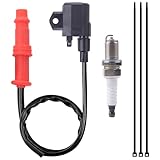 TNNR Ignition Coil Spark Plug Compatible with 2004-2013 Polaris Sportsman 400 450 500 Ranger 400 500 HO EFI 4x4 6x6 ATV 3089239