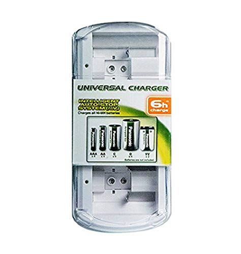 Panasonic Cc15 Caricabatteria Universale, Bianco