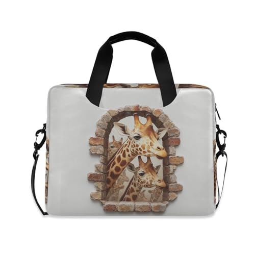 Maletín para laptop 15.6 pulgadas con diseño jirafa miniatura 1