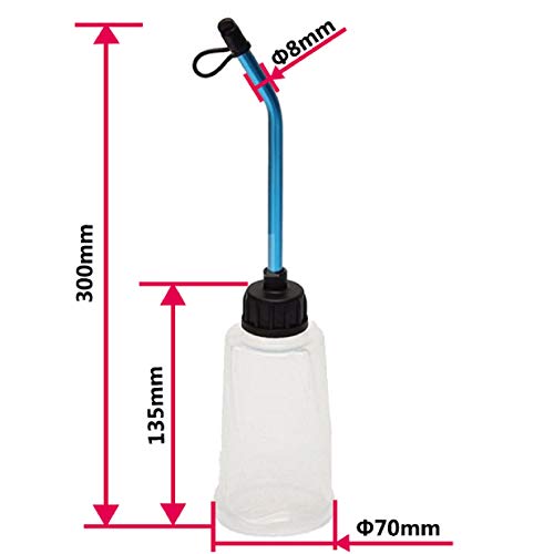 Sharegoo Universal Rc Nitro Fuel Filler Refill Bottle 250Cc Oil Bottle Compatible With Hsp Hpi Tamiya Traxxas Gas Nitro Model Rc Car Truck Tank,White #TOP5