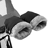 Infreecs Pram Hand Muff - Pram Gloves for Stroller, Stroller Fleece Hand Muff, Universal Waterproof and Windproof Anti-Freeze Pushchair Hand Warmer Gloves