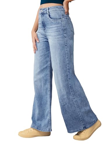 Jean pour femme Dolce Crudo coupe droite classique en denim bleu