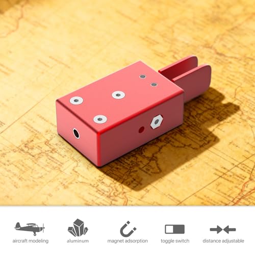 Clé Morse double pied Tumd CW manipulateur portable moderne de tapper rouge - 4