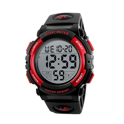 【Orologio sportivo progettato per gli uomini】Resistente agli urti, facile da leggere, perfetto per lo sport e l'uso quotidiano.