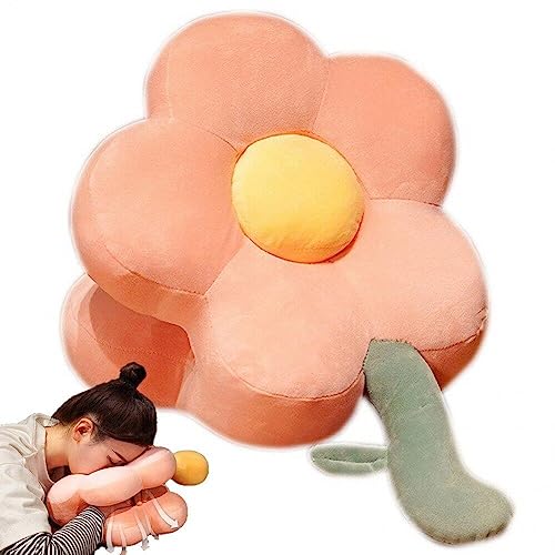 Oreiller de sieste en fleur pour la pause déjeuner au bureau ou en classe