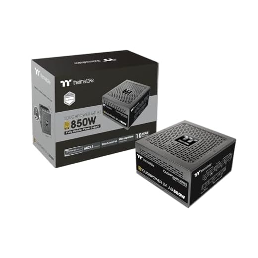 Thermaltake Toughpower GF A3 850W, True 450W 12VHPWR Connectors on PSU & NVIDIA RTX 40 Series, ATX 3.0/PCI-E 5.0, 80+ Gold, SLI/Crossfire Ready Power Supply, PS-TPD-0850FNFAGU-L, 10 Year Warranty
