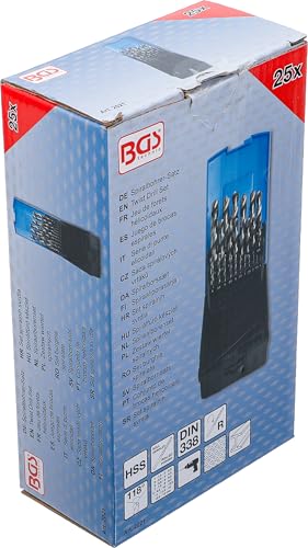 Juego De Brocas Espirales | Hss | Ø 1-13 Mm | 25 Piezas - 6