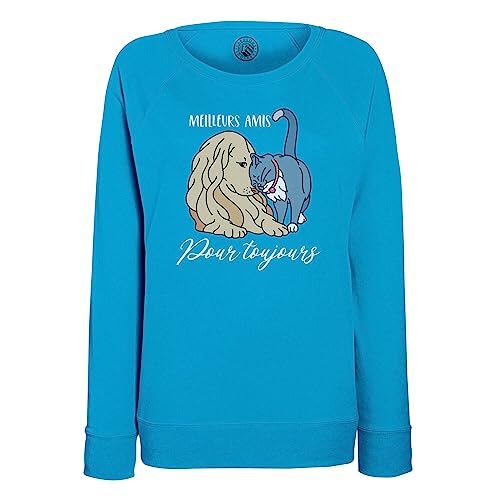 Sweatshirt Femme Labrador Chien et Chat Idéal Balade Animaux de Compagnie