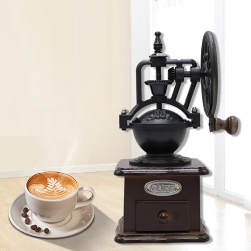 Molinillo de café de mano retro para evitar el sabor quemado del grano 5