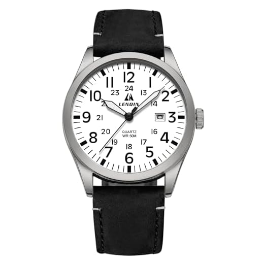 LN LENQIN Montres Hommes Montres Militaires Field Analog Quartz Montre pour Homme Affichez Les Montres de Poignet imperméables avec Date Nylon Band Army Tactical Sports