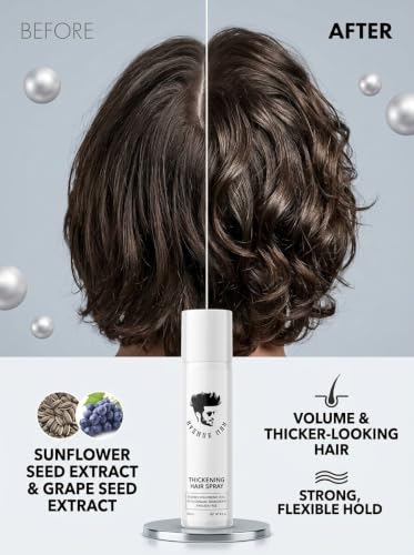 Image of Avenue Man Hair Thickening Spray for Men - Unscented Texturizing Spray for Men - Instant Volume, Strong Hold & All-Day Control - Lightweight & Easy Rinse Formula Mens Hairspray Extra Hold - 8.5 oz