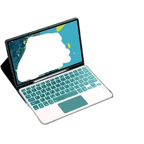 Funda teclado Samsung Tab S11 SM-X730 ratón inalámbrico YSJX X736B verde