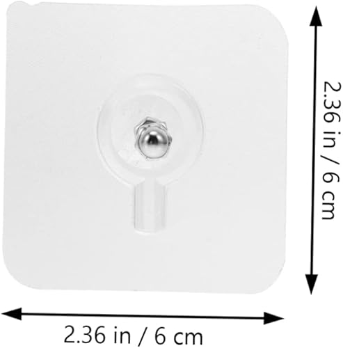 Miniatura 6 de SOESFOUFU 20pcs No Trace Nail Photo Frame PVC Coat Hook