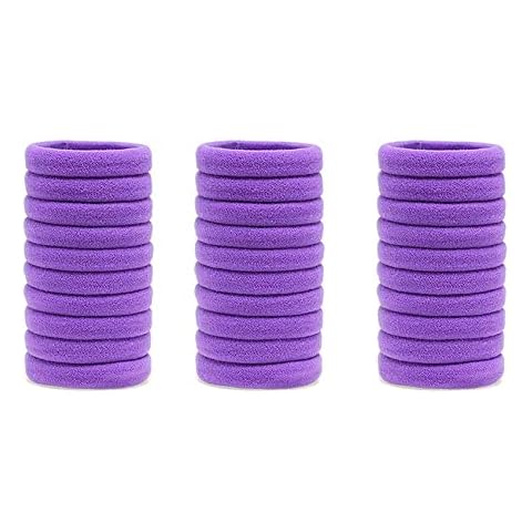 iTauyees 30 Haargummi, Haargummis Damen Ohne Metall Klein Zopfgummi Elastisch Gummibänder Haarbänder Pferdeschwanz Inhaber Haarzubehör Cover