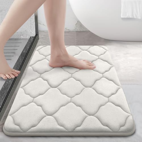 OLANLY Memory Foam Moroccan Design Mat