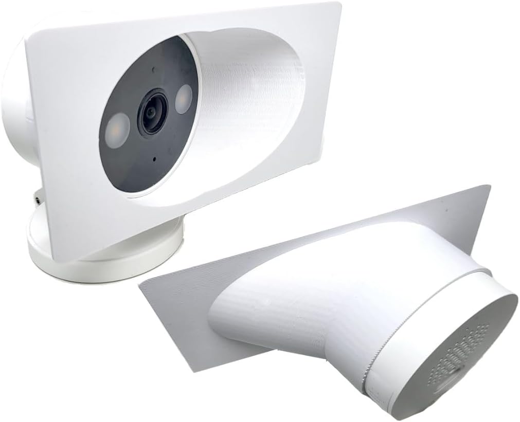20 Degrees Window Angle Mount Compatible with Tapo 2K C120 Security Wireless Camera | View or Tilt (Up/Down/Left/Right) | for Yard or Driveway Watching | 2 Colors