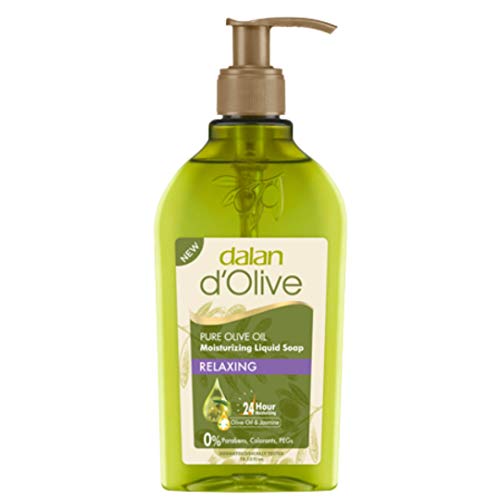 Set of 3 Liquid Soap Hand Wash 10.14 fl oz per Pump Bottle Cleansing Olive Oil Bathroom Kitchen Pack of 3 Dalan d'olive