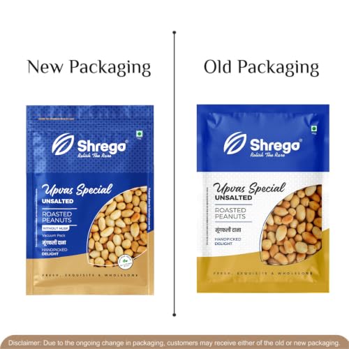 Image of SHREGO Upvas Special Roasted Peanut Unsalted, Healthy Snack, Vacuum Packed (1080 Gm)