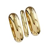 Please refer to the size chart for detailed instructions when making your selection, Please do not purchase if the size does not fit.（bracelets diameter 6.8cm/2.68in,circumference: 21cm/8.26in） VERSATILE DESIGN: Bowdcvy Chunky Bangle bracelet availab...