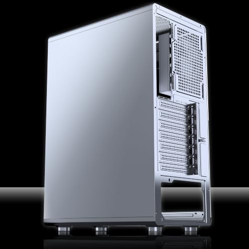 MUSETEX M2 ATX PC Case, 1 Non-RGB 120mm Fan PC Case, Computer case with Mesh Front,Magnetic Dust Filter, Ultra-Slim and Lightweight Portable Design, Black — view 21