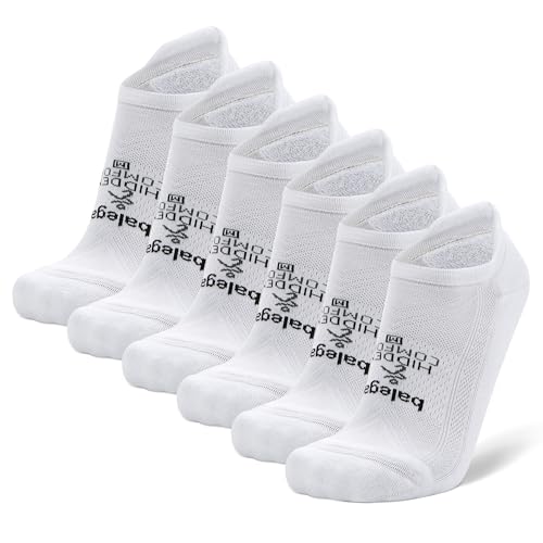 Balega Hidden Comfort Performance No Show Multipacks/Bundles Athletic Running Socks for Men and Women