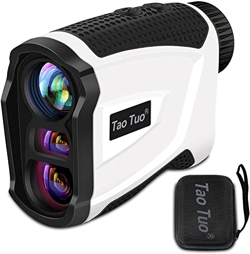Golf Rangefinder 650Yards Laser Range Finder with Slope, Rangefinder for Golfing, Target Shooting and Hunting, USB Charging, Distance/Speed/Angle Measurement Rangefinder, 6X Magnification