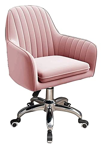 Chaise de travail rose pour un coin bureau chaleureux