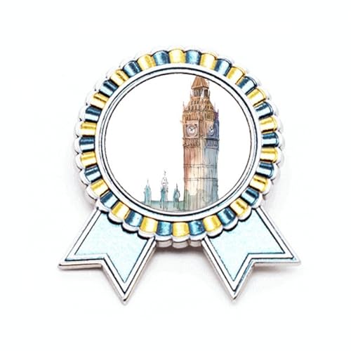 Broche Big Ben médaille en métal le cadeau souvenir de Grande-Bretagne