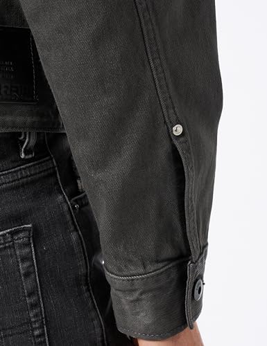 Miniatura 4 de G-Star Dakota Jacket, Chaqueta Hombre, Gris Faded Black Ink D23593-D182-D358 , M