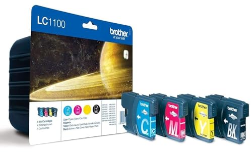 Brother LC1100   Cartuchos de tinta originales (4 colores)