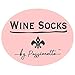 Passionette Fuzzy Wine Socks: If You Can Read This Bring Me Some Wine Novelty Socks - Gift Idea for Her - Valentines day, Anniversary, 21st Birthday, Christmas with Cupcake Gift Packaging (Baby Blush)