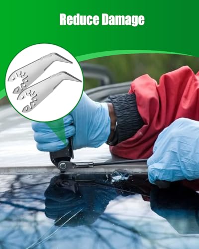 Image of Windshield Removal Auto Glass Cut Out Knife Fit for Dewalt Makita Milwaukee | Cold Knife Blade Windshield Removal Tool, 2 Pcs, Fit for Craftsman Ridgid Ryobi