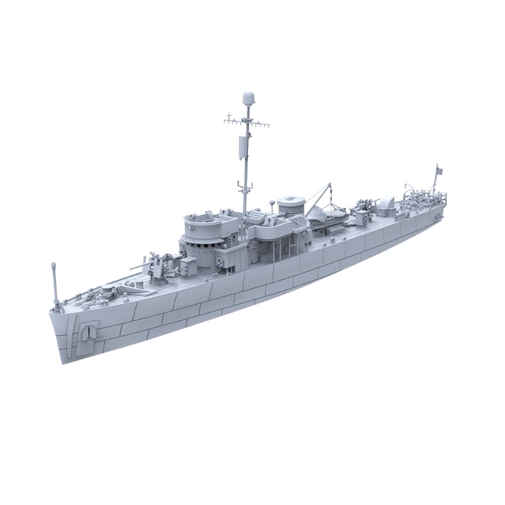 MRY-SFW SSC144599-A 1/144 zestaw do budowy modelu wojskowego USS PC-461 klasa Carmi Sub-Chaser Segmentowany kadłub
