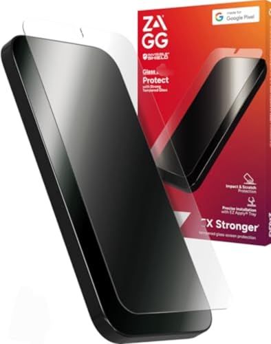 For ZAGG Glass Protect Screen Protector for Google Pixel 8 Pro - 3X Stronger with Reinforced Edges, Scratch & Smudge-Resistant Surface, Easy to Install