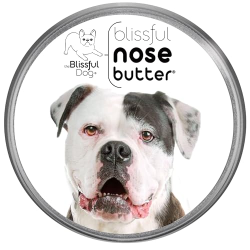 Image of The Blissful Dog American Bulldog Nose Butter, Versatile Dog Nose Balm for Dry Nose, Handcrafted Nose Moisturizer, Easy-to-Apply Dog Essentials, Unscented, 2 oz.