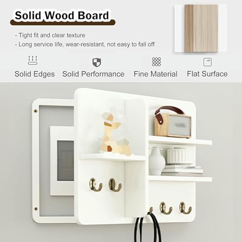 Cubierta decorativa para panel eléctrico en acabado madera natural 6