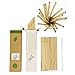 Produktbild Greenw0rld Premium Bamboohalme | 12er Set Strohhalme aus 100% Bambus & plastikfrei inkl. Zubehör | Geeignet für Partys, Bars, als Geschenk u.v.m